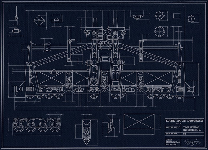 dark train blueprint